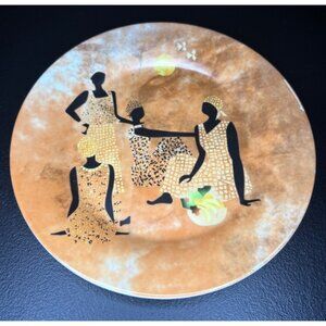 Jay & Sons Porcelain African Women Collector Decorative Plate Heritage By Jay